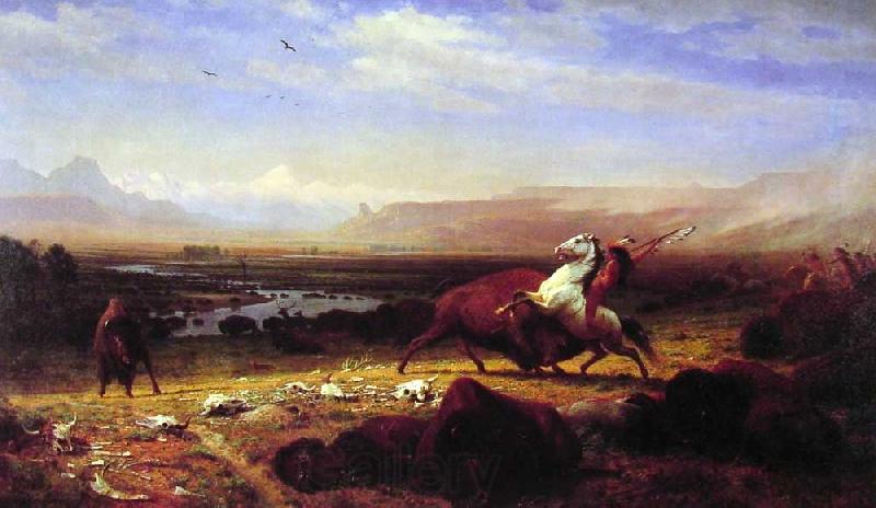 Albert Bierstadt The Last of the Buffalo Germany oil painting art